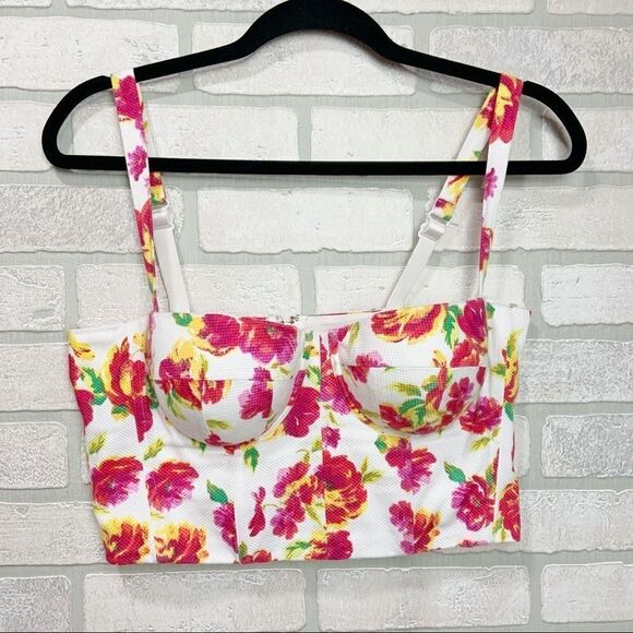 Y2K Victoria's Secret Floral 2 Piece Crop Set M16 - Picture 6 of 15